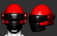 helmet high poly sculpt 3d printable