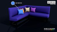 Corner Sofa with pillows