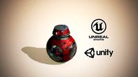 Sci-Fi Droid -Red-
