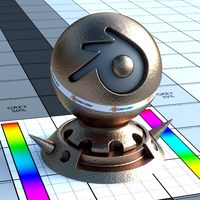 2-colour handmade metal