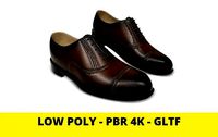 Shoes Brogue Oxford PBR  - Dark Brown