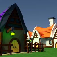 Medieval peasant village