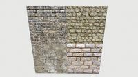 Stone wall textures pack