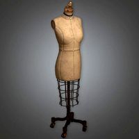 ATT - Old Woman Mannequin Antiques - PBR Game Ready