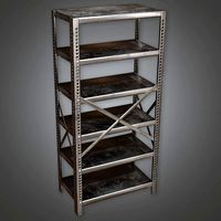 ATT - Metal Shelf Antiques 03 - PBR Game Ready
