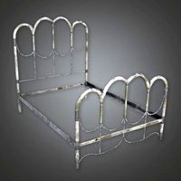 ATT - Bed Frame Antiques 02 - PBR Game Ready