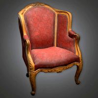 ATT - Chair 09 Antiques -  PBR Game Ready