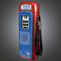 ATT - Old Gas Pump Antiques - PBR Game Ready