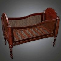 ATT - Baby Bed Antiques - PBR Game Ready