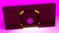 Sci Fi Door - Rigged Animation 3D Model