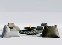 Campfire ottomans