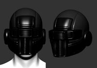 helmet high poly sculpt 3d printable ver 7 3D model