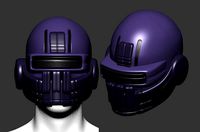 helmet high poly sculpt 3d printable ver 7 3D model