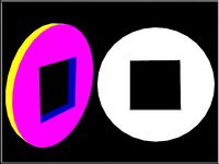 A Hollowed Square Circle