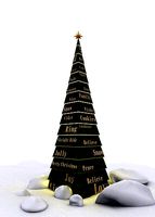 Letters Christmas Tree