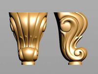 Carved Leg