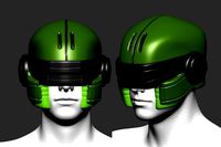 helmet high poly sculpt 3d printable