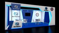 Exhibition stall 3m x 6m size