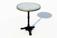 Paris cafe table