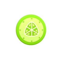 Cartoon Honeydew Slice v1 001