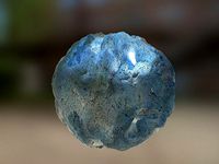 PBR Material Texture set 018 Blue Marble Groun