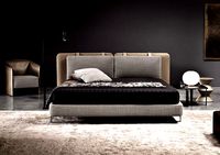 Bed set Realistic Minotti 3D Model