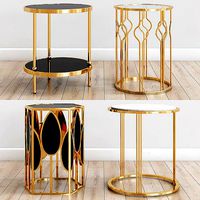 Gold Side Table