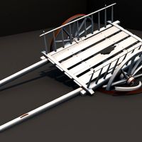 Blendipel Large debris Broken-down cart