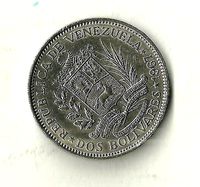 Texture set of 14 coin types of Venezuel