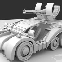 Post Apocalyptic Car Concept