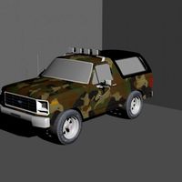 1985 Camouflage Ford Bronco