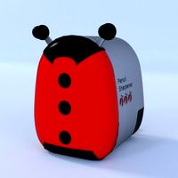 Lady Bug Pencil Shapener