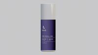 CBD roll on bottle generic cylindrical white bottle with label