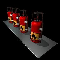 Gas cooker (improvised)