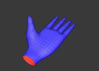 Mano estilizada para Modelar