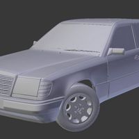 3D model Mercedes-Benz W124