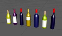 BottleB high-poly model