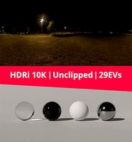 Hdri - Buildings Trees And Nigh