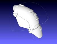 Batman Shoulder Piece Printable Model | 3D