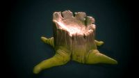 Stylized Stump - Tutorial Included