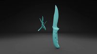 Scanned Old Knife 3D Print Model | 3D