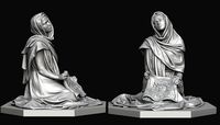 Saint Veronica Statue | 3D