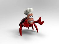 Chef Sebastian Spoon Holder | 3D