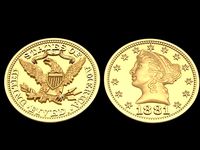 Liberty Double Eagle Gold Coin | 3D