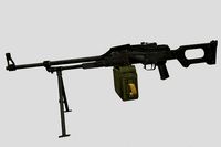 Kalashnikov machine gun