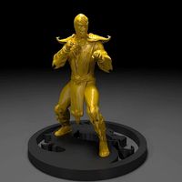 Scorpion Mortal Kombat 3D Printing | 3D