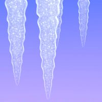 Icicle volume material