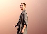 Celine 11449 - Young Blonde Girl Standing Casual