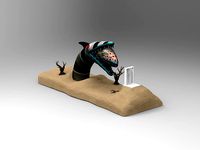 Beetlejuice Sandworm Diorama | 3D