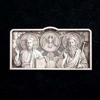 icon Holy Trinity | 3D